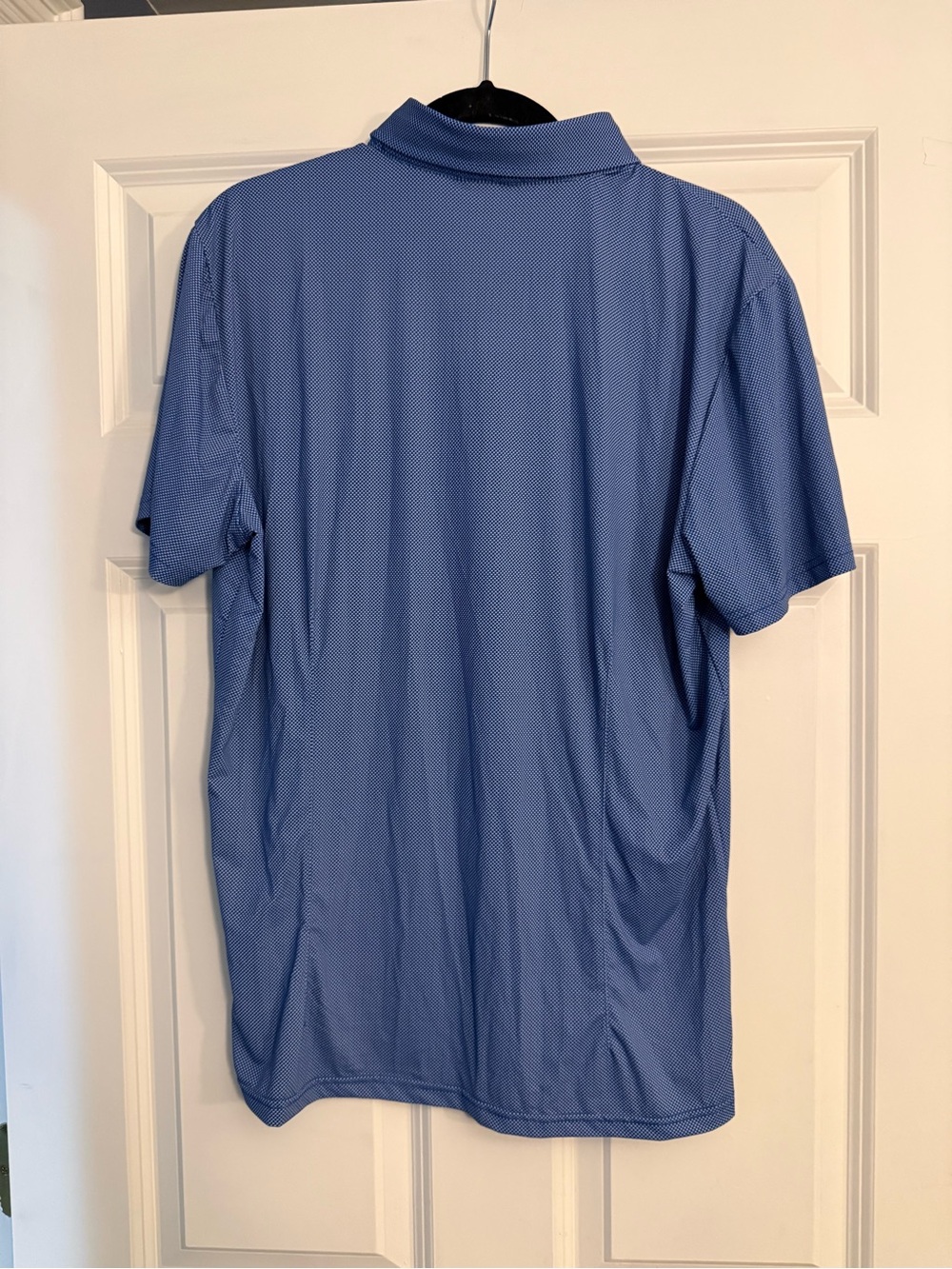 Men's Performance Polo in Blue - Lightweight Short Sleeve - Picture 4 of 4